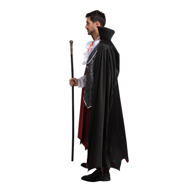 Cold Silver Vampire Costume for Role Play Cosplay- Adult