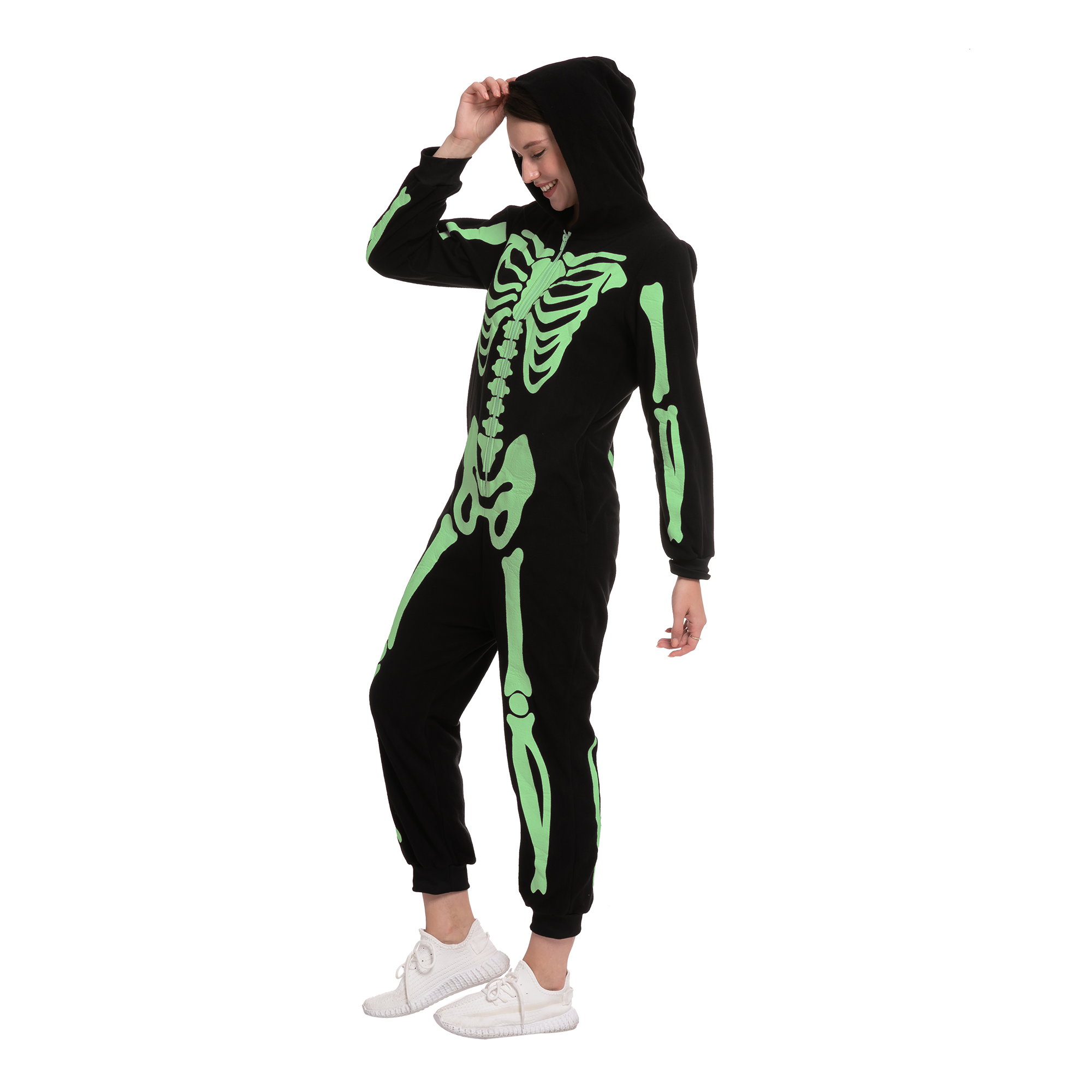 Skeleton Family Matching Pajama jumpsuit Glow in the Dark for