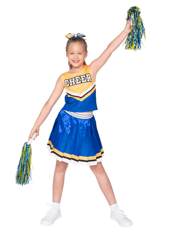 Blue Cheerleader Costume - Child