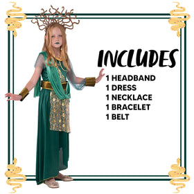 Green Medusa Costume - Child