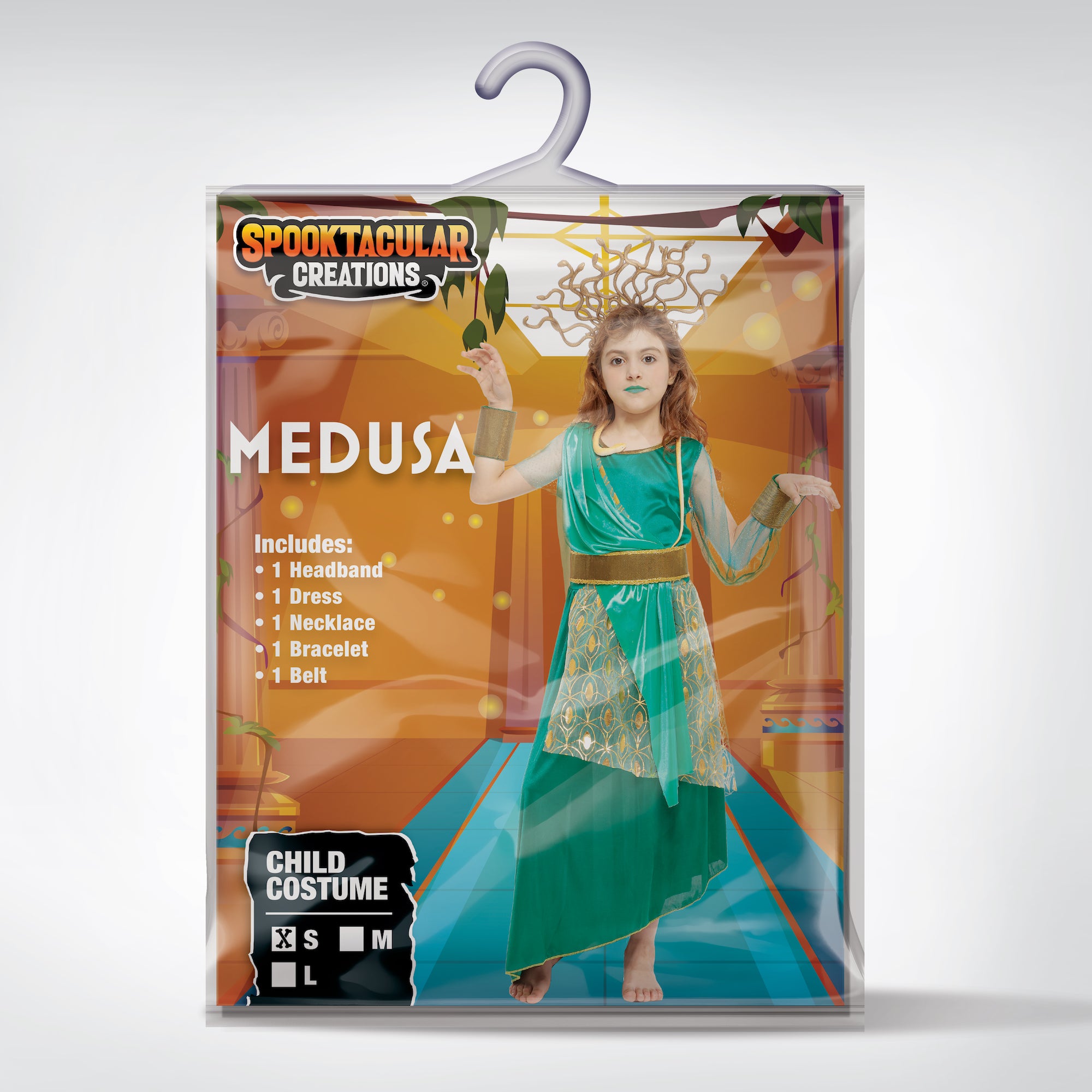 Green Medusa Costume - Child | Spooktacular Creations Green Medusa Costume - Child | Spooktacular Creations