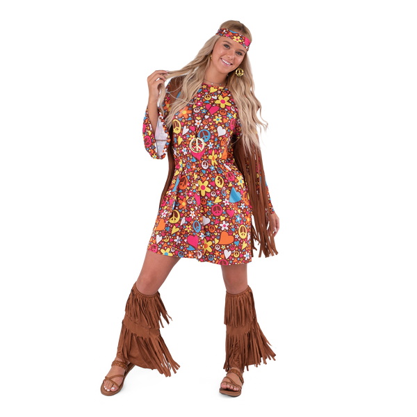 Hippie Hottie Costume - Adult