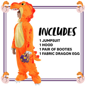 Orange T-Rex Costume - Child