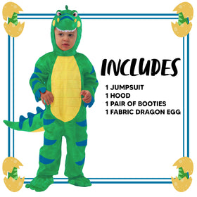 Green T-Rex Costume - Child