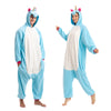 Blue Unicorn Pajamas jumpsuit - Adult