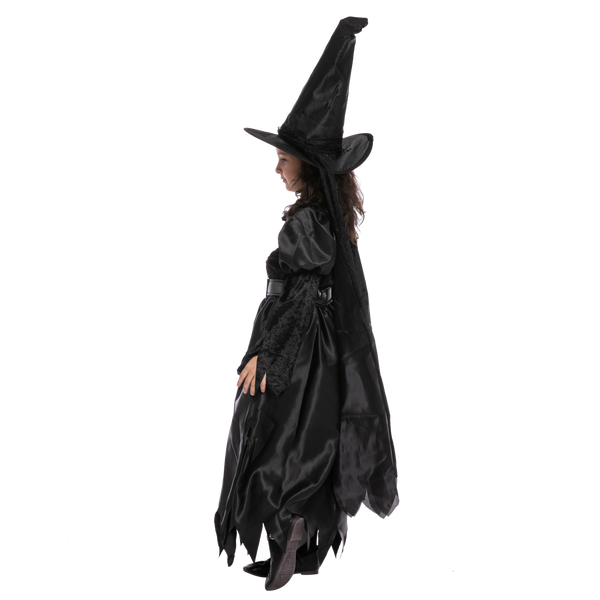 Black Witch Costume Cosplay for Girls