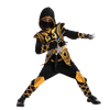 Golden Ninja Fighter Costume for Boys, Child