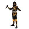 Golden Ninja Fighter Costume for Boys, Child