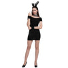 Black Bunny with Sequins Cosplay Accessories Set