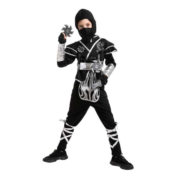 Silver Dragon Ninja Costume - Child
