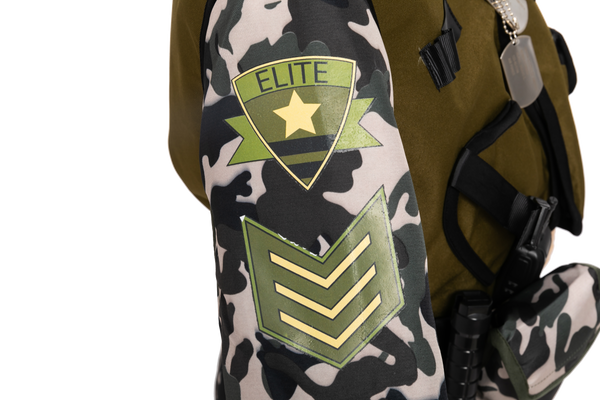 Camo Trooper Costume for Role Play Cosplay- Child