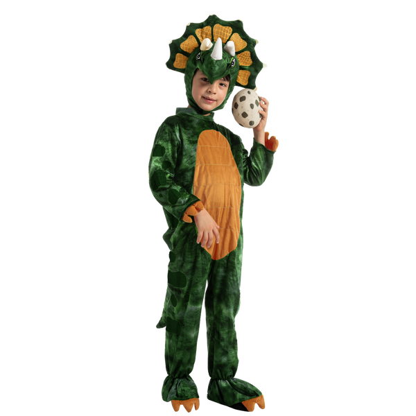Green Triceratops Costume - Child