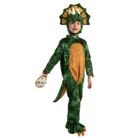 Green Triceratops Costume - Child