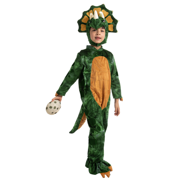 Green Triceratops Costume - Child