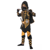 Golden Ninja Fighter Costume for Boys, Child