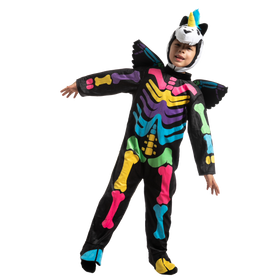 Colorful Unicorn Skeleton Costume for Role Play Cosplay- Child