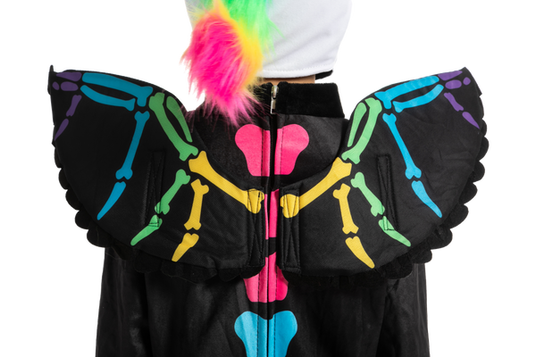 Colorful Unicorn Skeleton Costume for Role Play Cosplay- Child