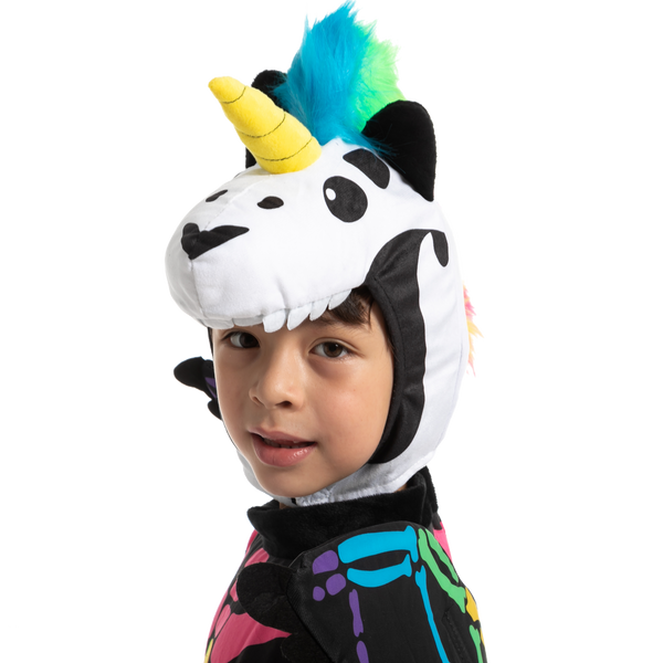 Colorful Unicorn Skeleton Costume for Role Play Cosplay- Child
