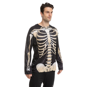 2D Skeleton Sweatshirt Costume - Adult