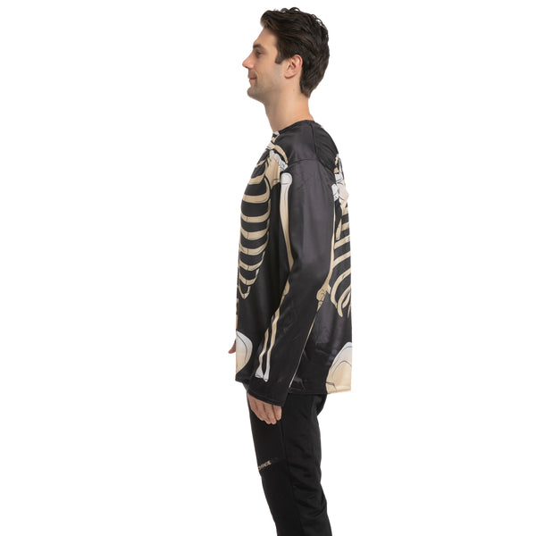 2D Skeleton Sweatshirt Costume - Adult