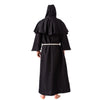 Medieval Hooded Monk Cloak Renaissance Priest Robe Halloween Costume - Adult - Spooktacular Creations