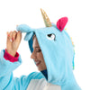 Blue Unicorn Pajamas jumpsuit - Adult