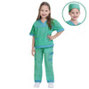 Green Dr. Scrubs Vet Costume for Kids