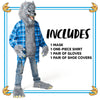 Ragged Werewolf Costume, Blue - Child
