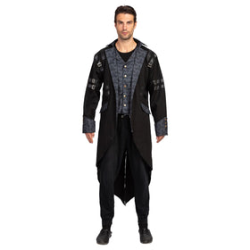 Gothic Steampunk Vintage Tailcoat Victorian Costume for Men Cosplay