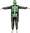 Men Skeleton Pajama jumpsuit(Glow in the Dark)-Adult