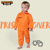 Baby modern orange prison uniform costume - Child