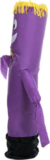 Purple tube dancer inflatable costume - Child