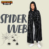 Unisex Kids Spider Web Hooded Cloak - Child