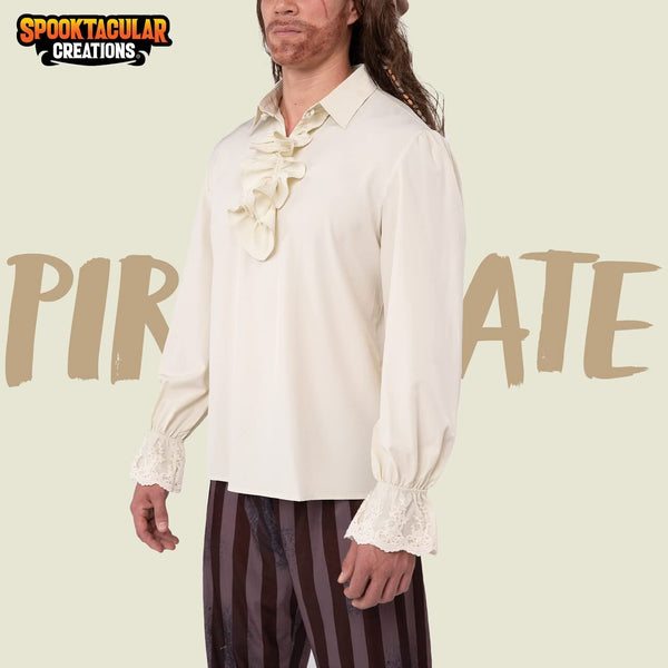 Men Medieval Pirate Shirt - Adult