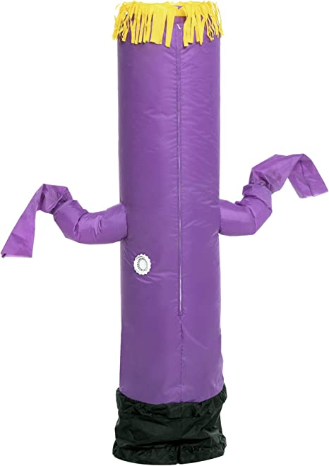 Purple tube dancer inflatable costume - Child