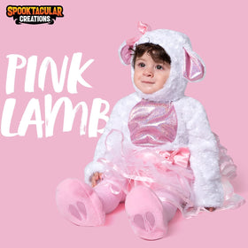 Unisex Pink Lamb Costume - Child