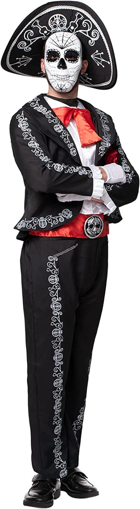 Men Day of the Dead Costume - Adult