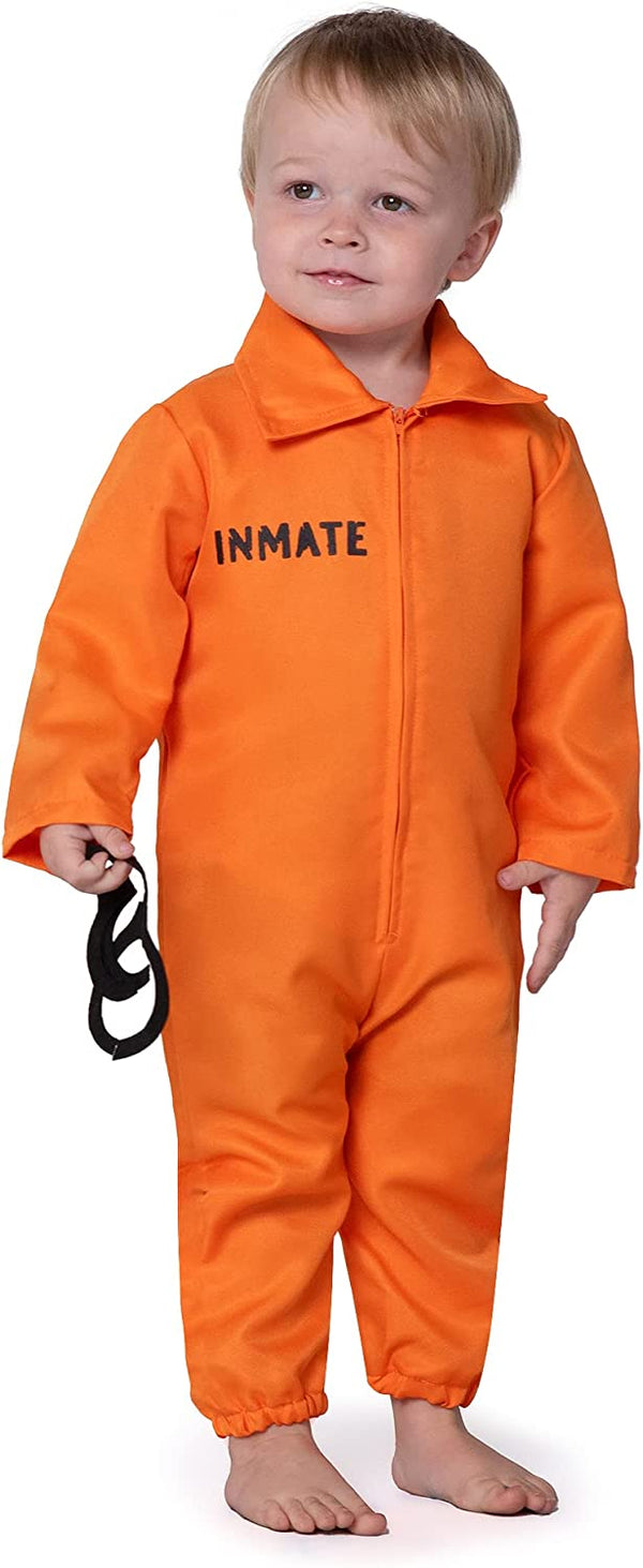 Baby modern orange prison uniform costume - Child