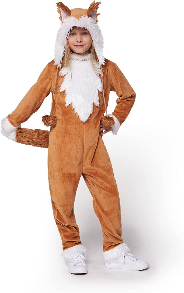 Girl Orange fox Costume
