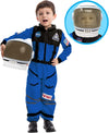 Blue Astronaut Costume with Helmet Unisex - Child