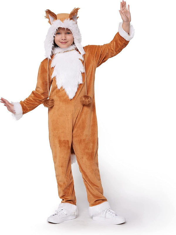 Girl Orange fox Costume