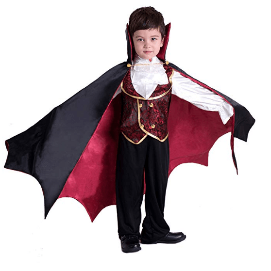 Gothic Vampire Deluxe Costume Set - Boys - Spooktacular Creations