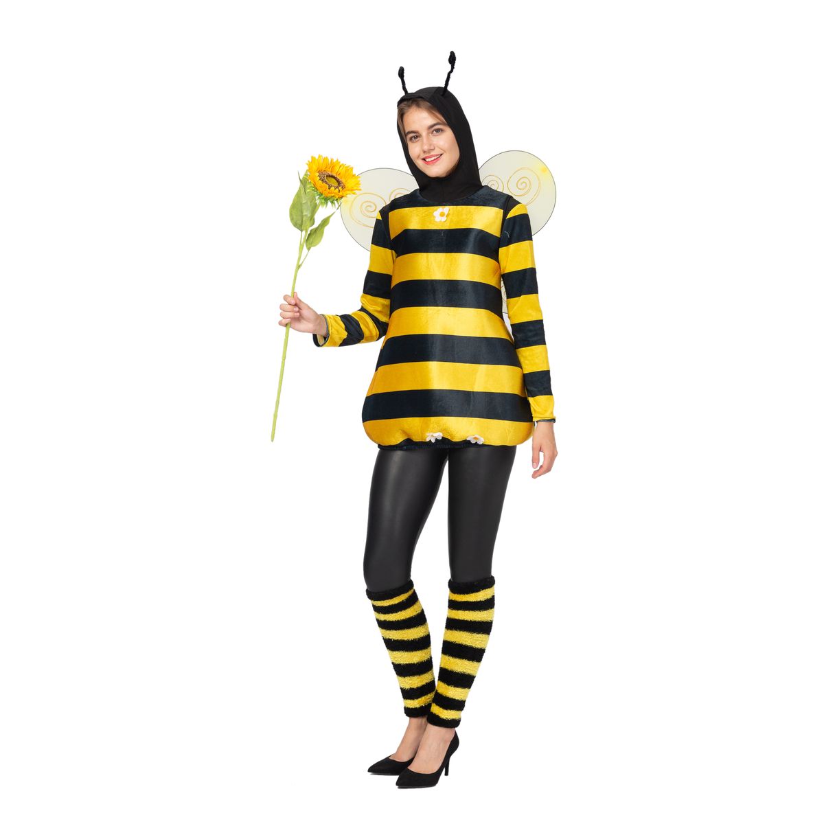 Bee Costume Kit Halloween Bee Cosplay Costume for Girls Women Honey Bee  Costume Halloween Cosplay Party