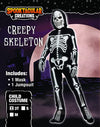 Scary Creepy Skeleton Costume for Boys, Child