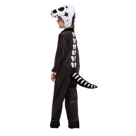 Cartoonish Skeleton T-rex Costume for Role Play Cosplay- Child