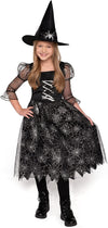 Girl Dark Spider Witch Costume - Child