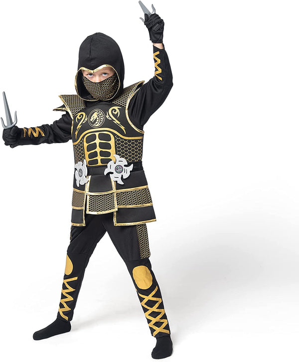 Boy Ninja Golden Complex Pattern - Child