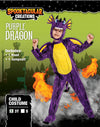 Unisex Purple Dragon Costume - Child
