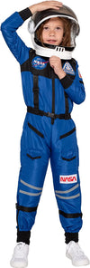 Blue Astronaut Costume with Helmet Unisex - Child