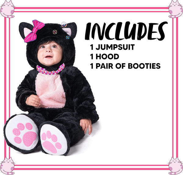 Baby Girl Black Kitten Costume - Child